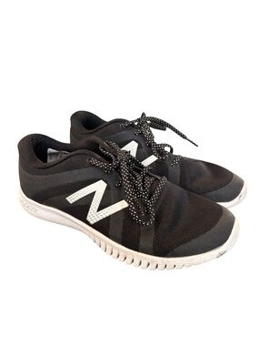 New Balance Women’s Black Athletic Sneakers with White Logo